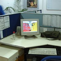 Soumyadip Choudhury desk in 2005