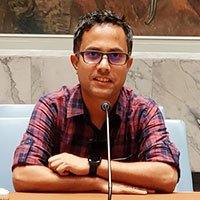 Soumyadip Choudhury at UN Headquerters, New York